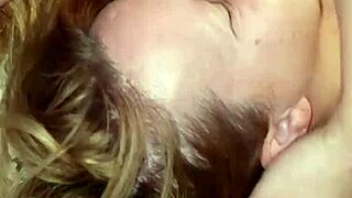 Feel my cock deep in her throat for a messy pie!