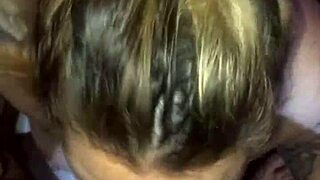 latina lady records herself with her lover in pov