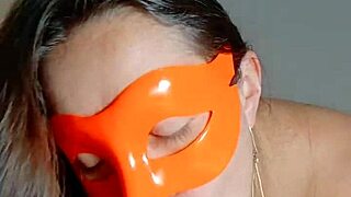 Unfaithful wife masturbates for her husband's boss with daring exposure