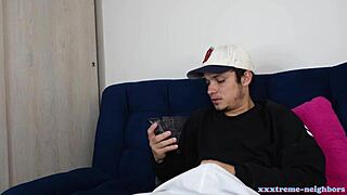 Stepsister Catches Me Masturbating And Allows Facial Cumshot