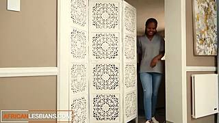 busty african lesbians give hot massage and eat pussy