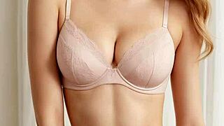 AI girls model slutty underwear in a stunning new collection showcase.