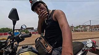 Peruvian Student Receives Anal Creampie From Big Cock Deepthroat