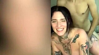 Tattooed Latina Babe Takes Anal and Assfucking as Bisexual Prostitute. Rough Action in Casting.