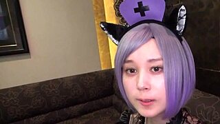 Japanese Maid In Cosplay Gets Creampied Twice At Hotel. Can Boyfriend Stop Her Wild Pussy Ride?