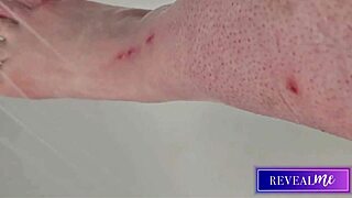 Revealme's Foot Fetish Fantasy: Sexy Soles And Toe-Sucking Delight In Shower