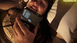 le hago cosquillas a mi hermanastra convencerla tocarla bent over sin padres