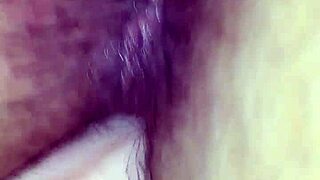 hot bbw latina gf with phat ass gets fucked by bf in her thick wet pussy using big dildo