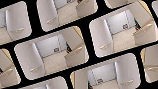 Casal encontra vizinha tarada na escada e as safadas entram na piroca do dotado?