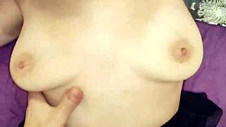 stockings down, mature milf gets holes pounded hard in close-up action