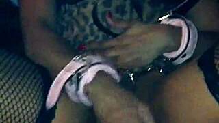 ebony couple explores hidden fantasy with dildo play