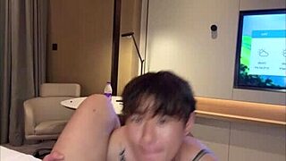 Watch this hot asian guy slowly licking pussy and fucking with passion!