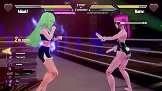 i'm in dis lesbian battle, fuckin and kissin, fingerin pussy till squirtin.