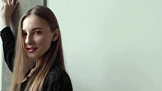 Skinny Russian Teen Stella Strips Nude for Playboy