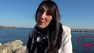 Jade, the 25-year-old accountant, explores her naughty side in sexy lingerie