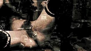 Are these vintage lesbians eating pussy in a threesome?