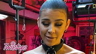 Twistys - Stunning Brunette Kylie Rocket Shows Off Sexy Body Before Fingering Wet Shaved Pussy