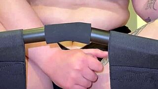 Riding Dick Hard with My Kinky Sex Chair in Bedroom