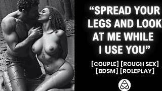 I dominate my girlfriend in the forest with doggystyle and creampie