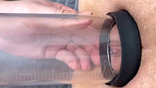 pump my pussy with a vacuum and fuck it with my fingers