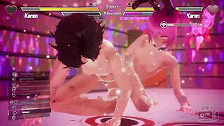 This lesbian battle features intense anal and squirting scenes