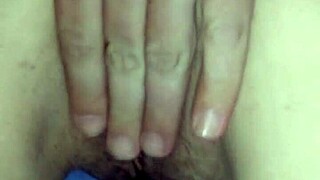 shy wife shows her pretty pink pussy and fat ass at home