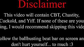 Furry character endures ball kicking in cuckold scenario