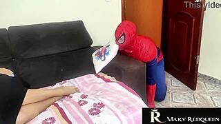 Spider-Man and Venom team up for intense interracial anal