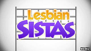 In the Wankz series, two ebony lesbians passionately fuck each other with dildos, incorporating wanking and rough play