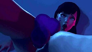 Night-time giantess anal vore