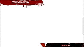 Exploring cowboy village with girls in video game