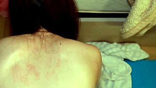 Amateur housewife mai loves sex, notices less cum today