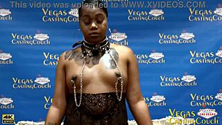 hot pov anal bdsm with bound ebony cutie getting machine fucked and hitachi orgasm