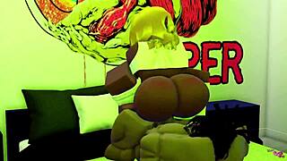 薇珀和坎迪在新房里狂操