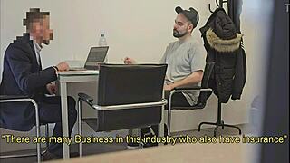 I convinced the straight insurance broker to try a blowjob and handjob.