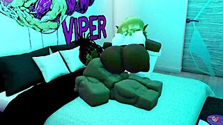 薇珀和坎迪在新房里狂操