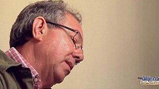 hot sexy blonde bends over for doggystyle in tight pussy then swallows cum