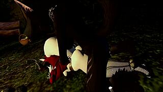 Little Red Riding Woof FUCKING Nature Monster Furry Riding Futanari Forest Fantasy Rough