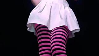 bonneyuwu drinks pee from a bottle in a homemade video