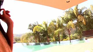 sabrina banks and gianna nicole hot lesbians licking pussy outdoors