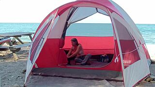 Housewife Wants The Guys On Beach