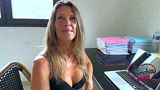 Milena, sexy French MILF, craves huge cocks! 💋