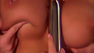 Eve Laurence in Heels and Fishnets, Teasing with Her Shaved Body