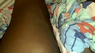 i love aline's sexy ass on my bed, spreading wide for me