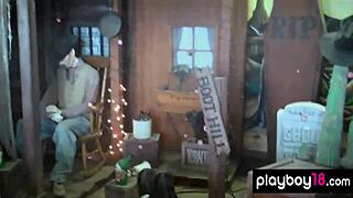 Lisa Seiffert Feels So Free Posing Naked Outdoors, Showing Her Busty Body