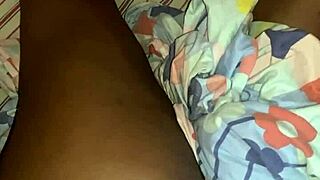 i love aline's sexy ass on my bed, spreading wide for me