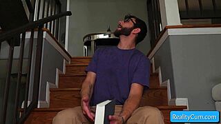 Natalie Knight gets juicy pussy fingered and gives amazing blowjob in POV.