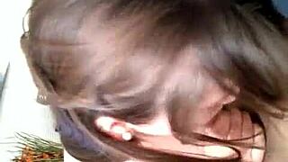 Horny Blonde Devours Big Cock