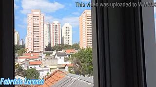 that brazilian brunette with tattoos takes monster cock in her big ass 😈