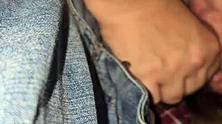 Does this milf give a full blowjob at the concert in the truck?